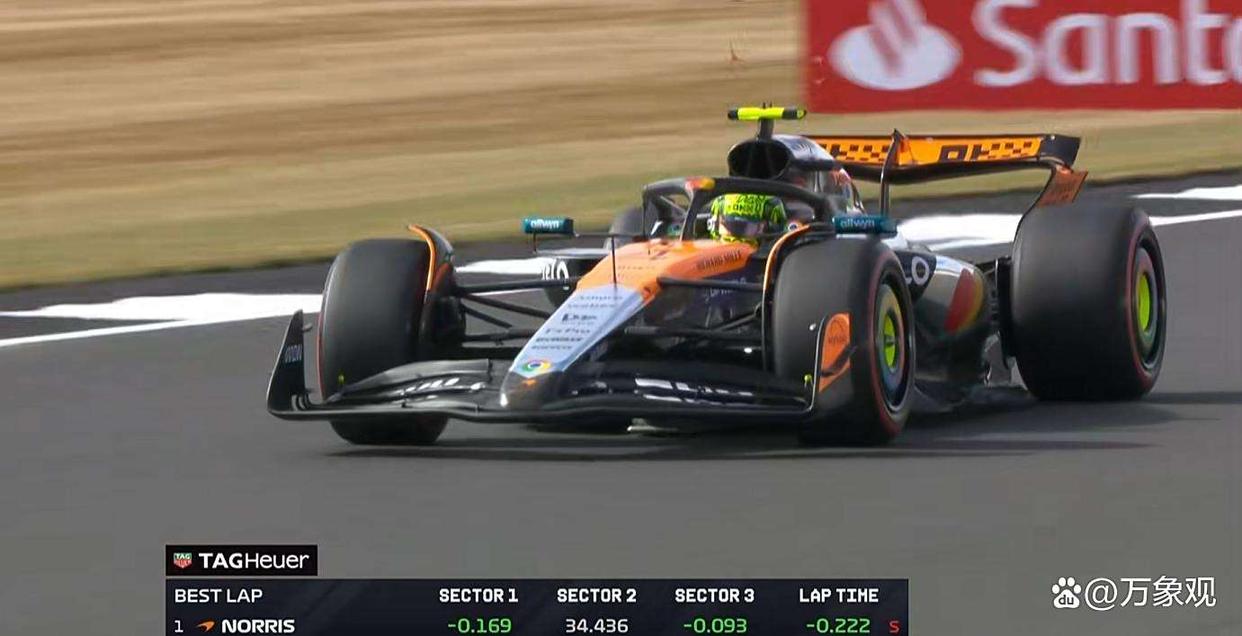 法拉利逆转索伯车队,诺里斯统治全场 法拉利逆转索伯车队,诺里斯统治全场